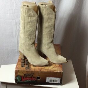 Laredo Women's Suede Heeled Western Boots